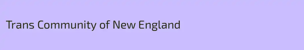 Trans Community of New England